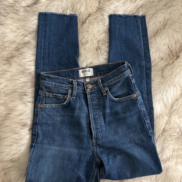 Agolde Nico Hi Rise Slim Fit Aritzia Jeans - Picture 2 of 3